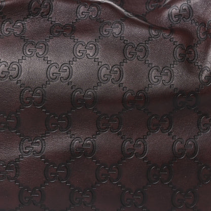 Gucci Guccissima Medium Horsebit Chain Hobo Dark Brown 8 of 11