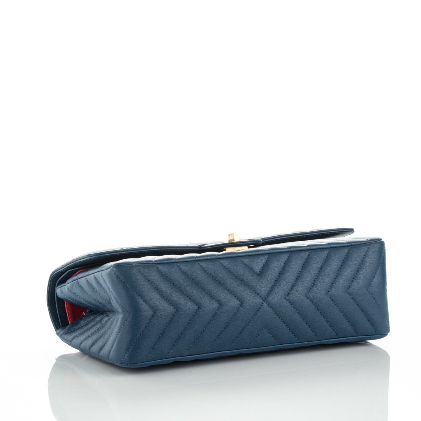 Sheepskin Chevron Quilted 2.55 Reissue 226 Flap Blue