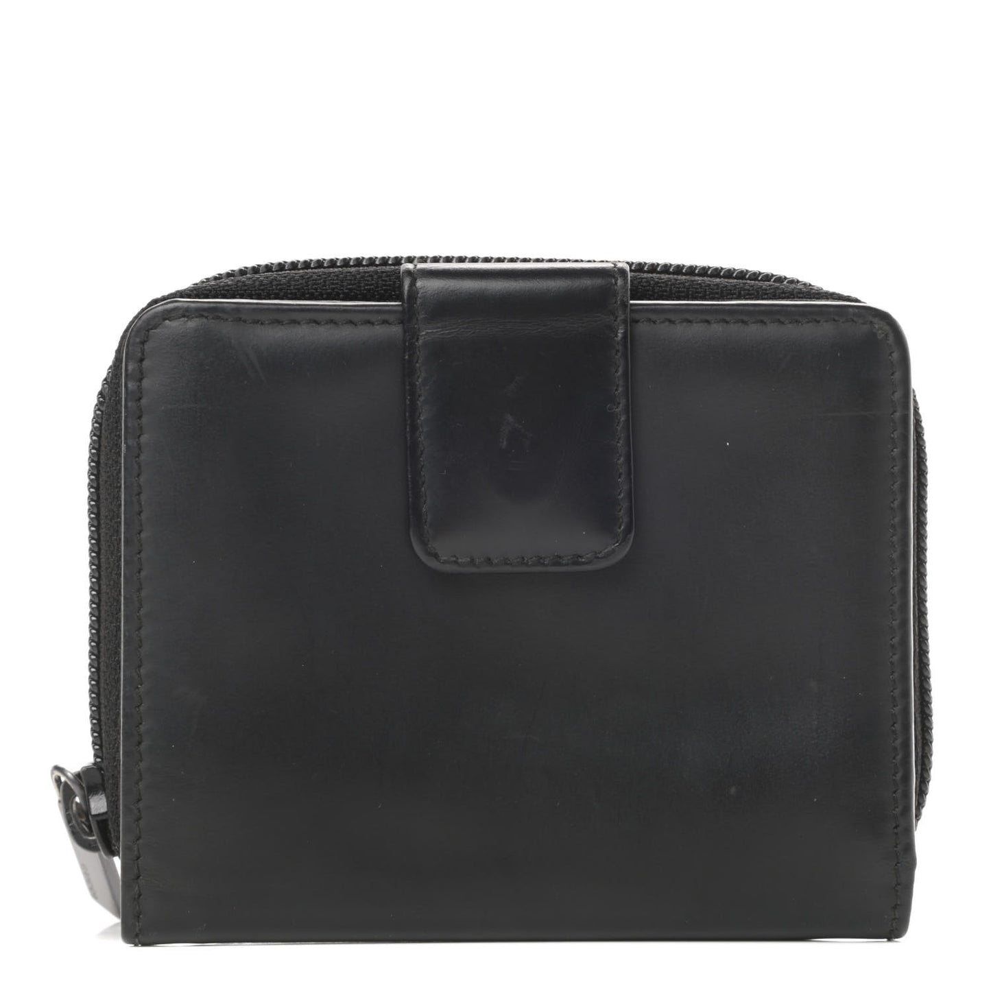 Monogram Zip Around Coin Wallet Black