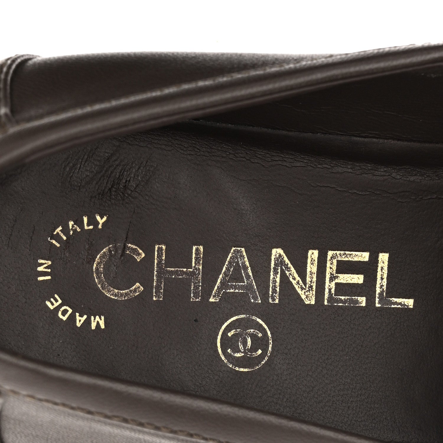 Chanel Lambskin Quilted CC Turnlock Loafers 40 Dark Brown 7 of 11