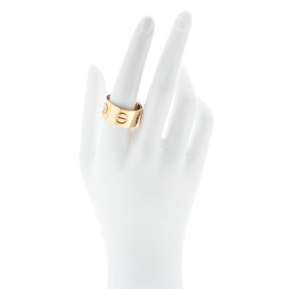 Cartier 18K Yellow Gold 11mm LOVE Ring 61 9.75 2 of 5