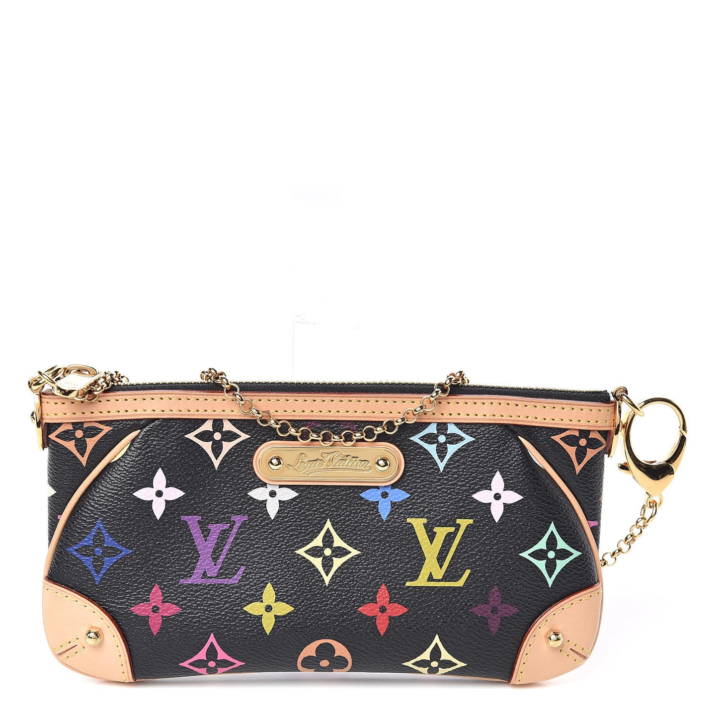 Monogram Multicolor Pochette Milla MM Black