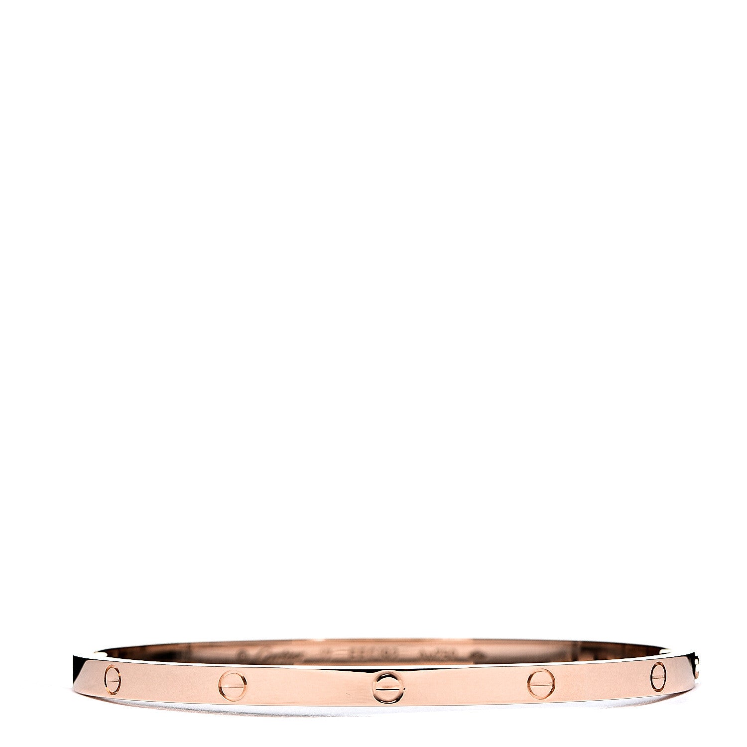 Cartier 18K Pink Gold Small LOVE Bracelet 17 1 of 4