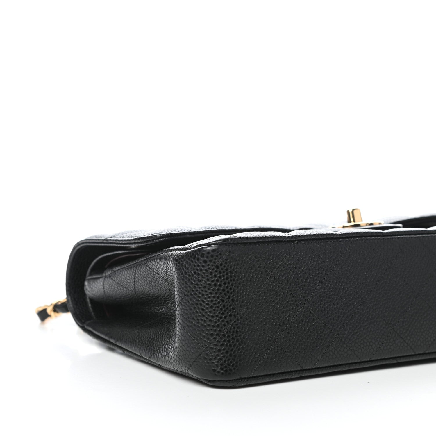 Chanel Caviar Quilted Medium Double Flap Black 8 of 11