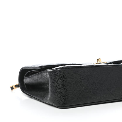 Chanel Caviar Quilted Medium Double Flap Black 8 of 11