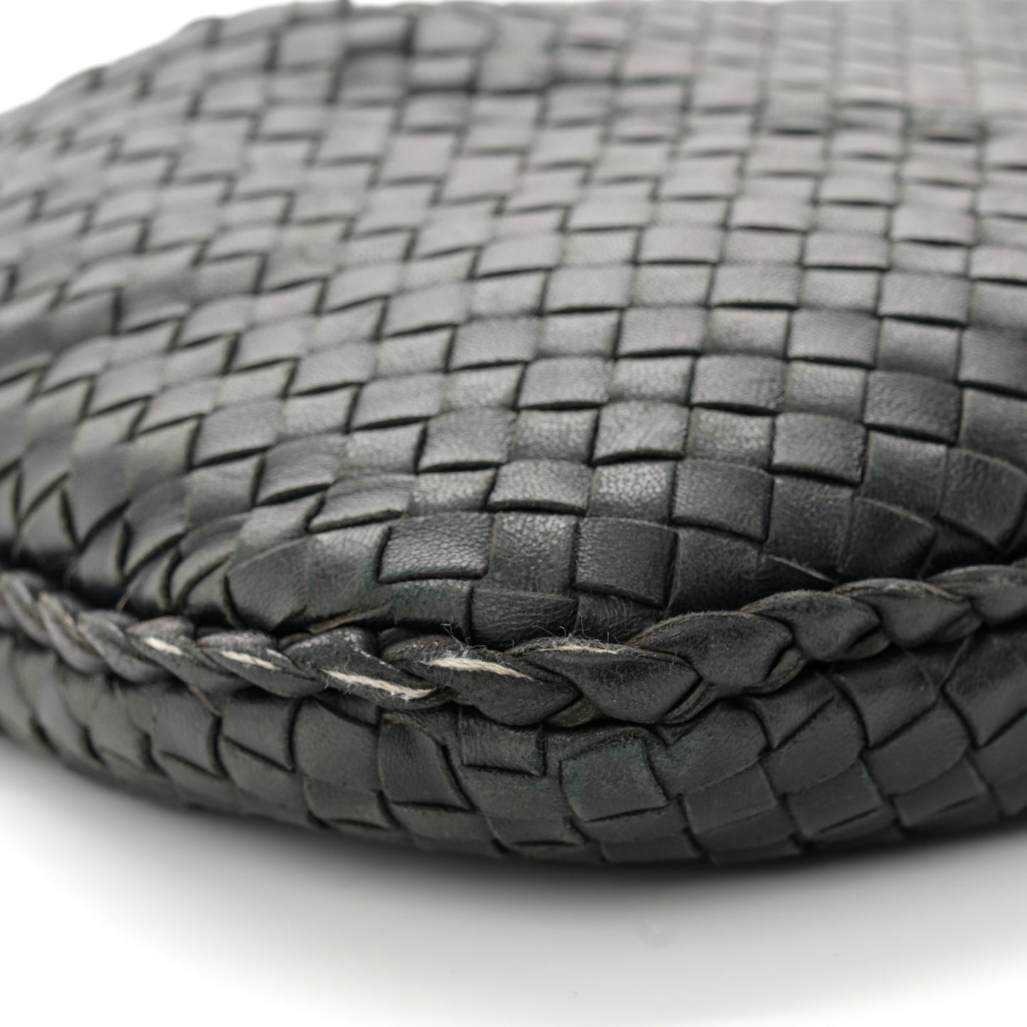 Nappa Intrecciato Medium Veneta Hobo Black