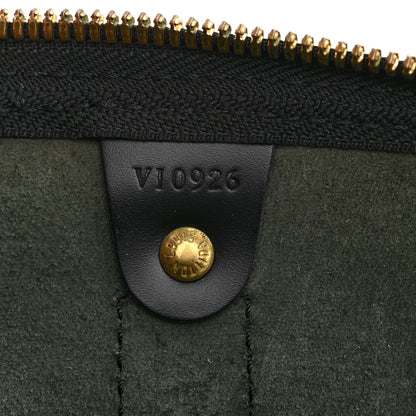 Louis Vuitton Epi Keepall 50 Black 6 of 9