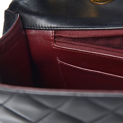 Chanel Lambskin Quilted XL Jumbo Single Flap Black 12 of 12