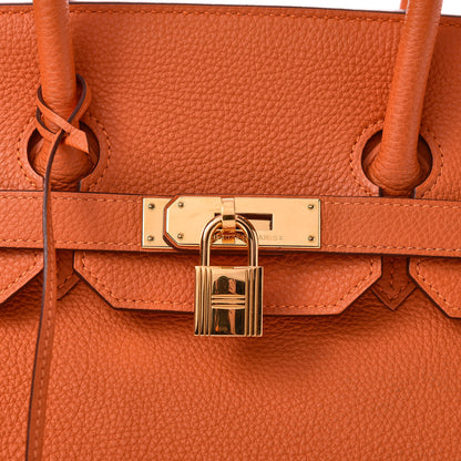 Hermes Togo Birkin 35 Orange 8 of 11