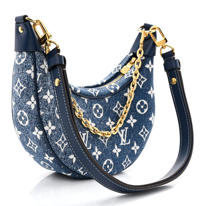 Louis Vuitton Monogram Jacquard Denim Loop Bleu 3 of 10