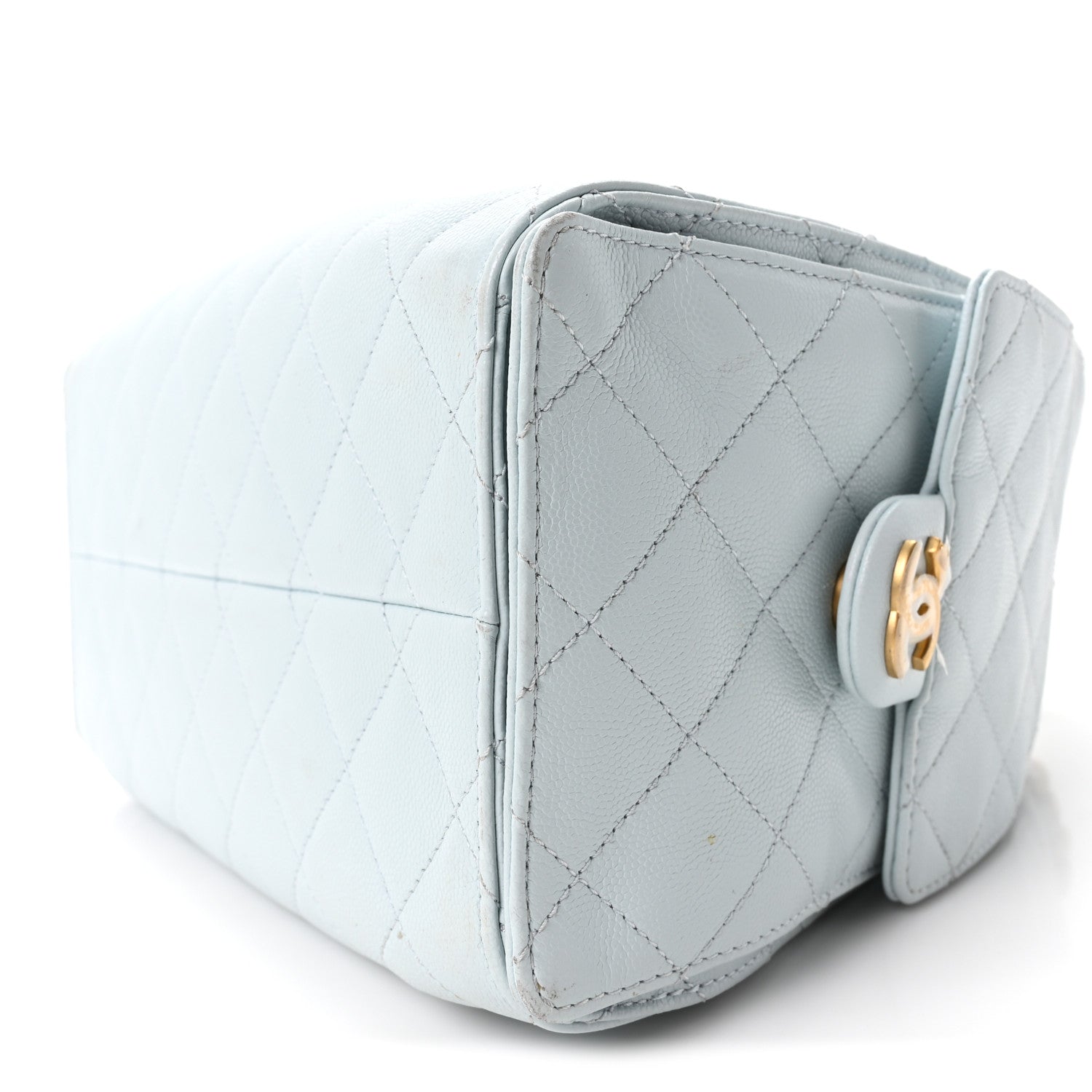 Chanel Caviar Quilted Small Chanel 25 Handbag Light Blue 1892005