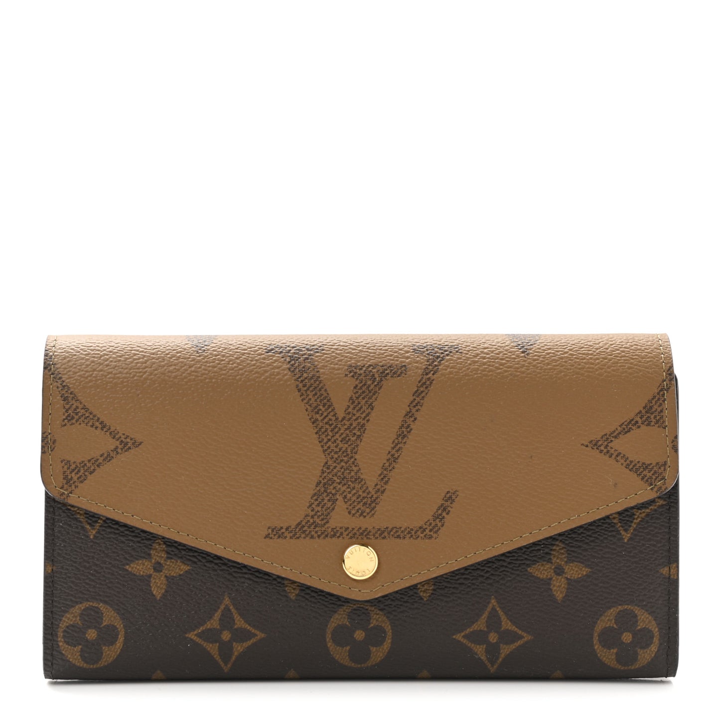 Reverse Monogram Giant Sarah Wallet