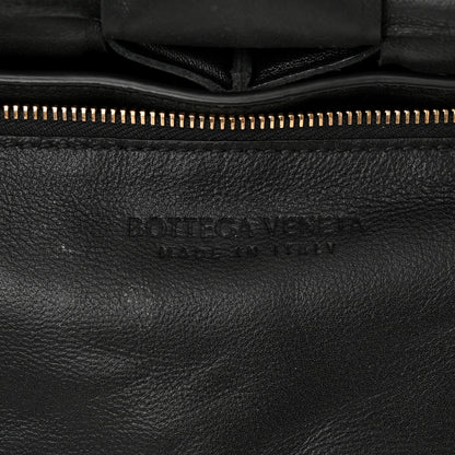 Bottega Veneta Lambskin Maxi Intreccio Padded Chain Cassette Crossbody Bag Black 6 of 10