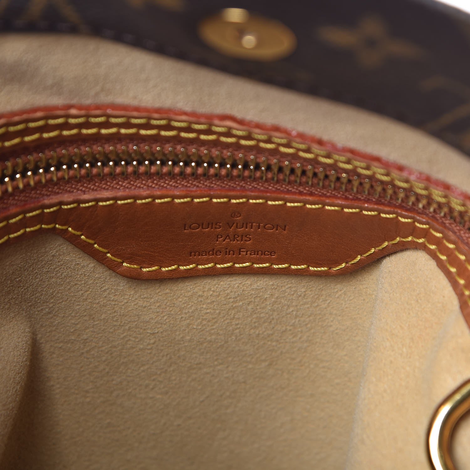 Louis Vuitton Monogram Dentelle Fersen Gold 7 of 9