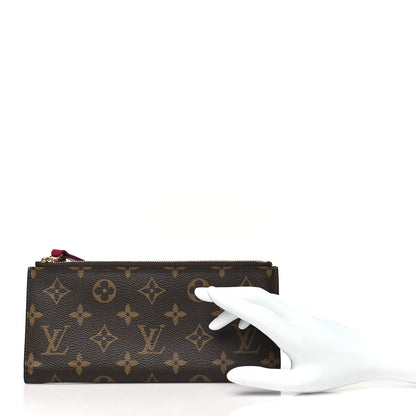 Louis Vuitton Monogram Adele Wallet Fuchsia 2 of 9