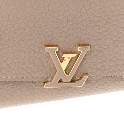 Louis Vuitton Taurillon Capucines Compact Wallet Galet 10 of 11