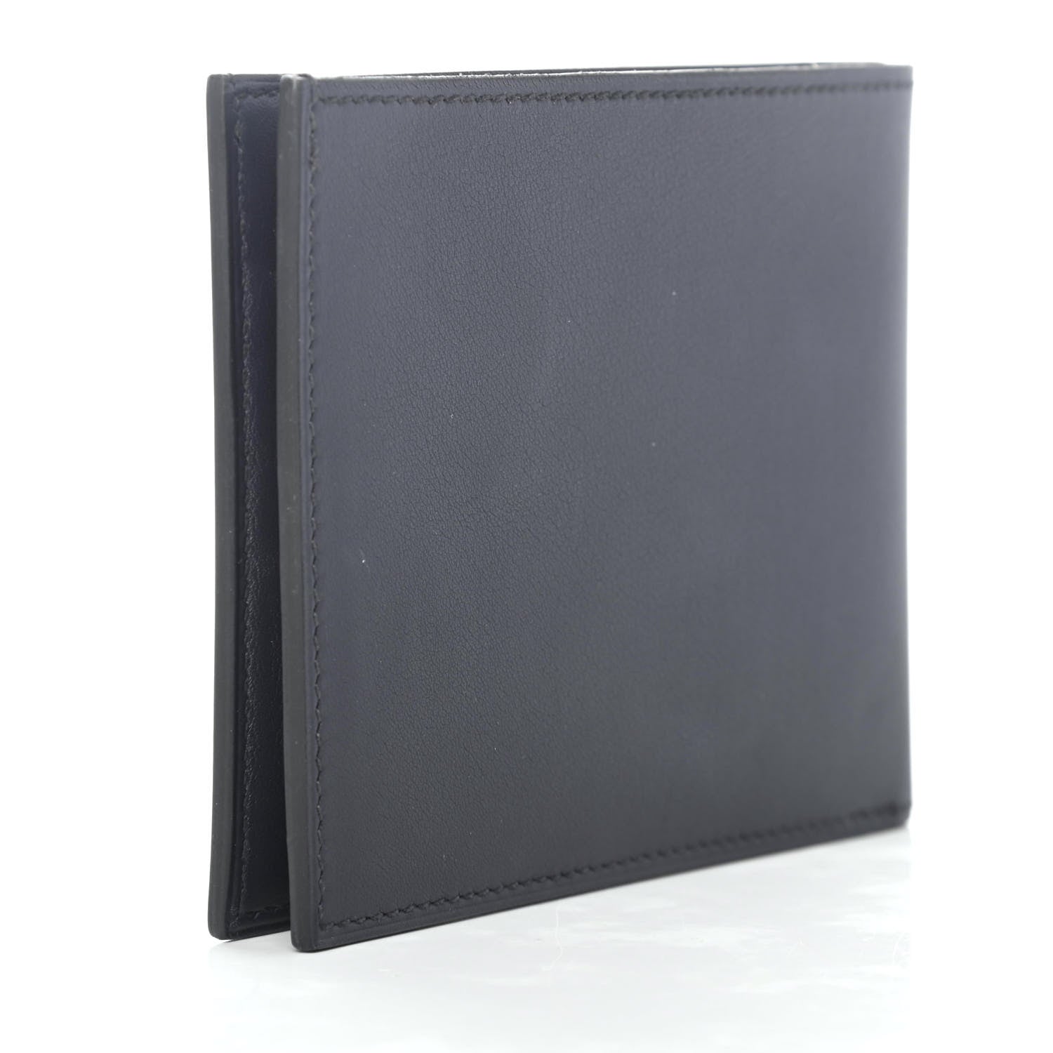 Hermes Swift Citizen Twill Compact Wallet Bleu Indigo 2 of 4