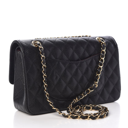 Chanel Caviar Quilted Medium Double Flap Black 3 of 11