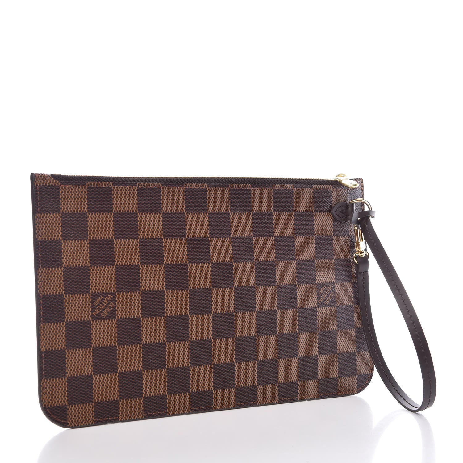 Louis Vuitton Damier Ebene Neverfull MM GM Pochette 3 of 8