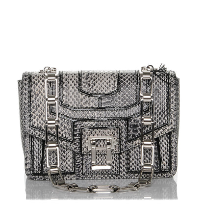 Proenza Schouler Elaphe Hava Shoulder Bag Black White 1 of 6