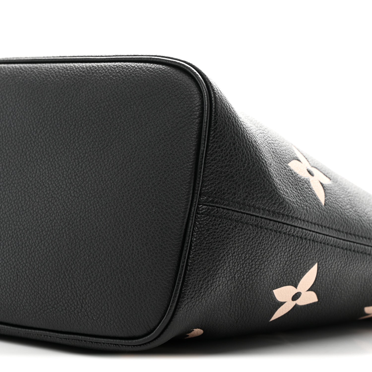 Louis Vuitton Empreinte Monogram Giant Neverfull MM Black Beige 17 of 17