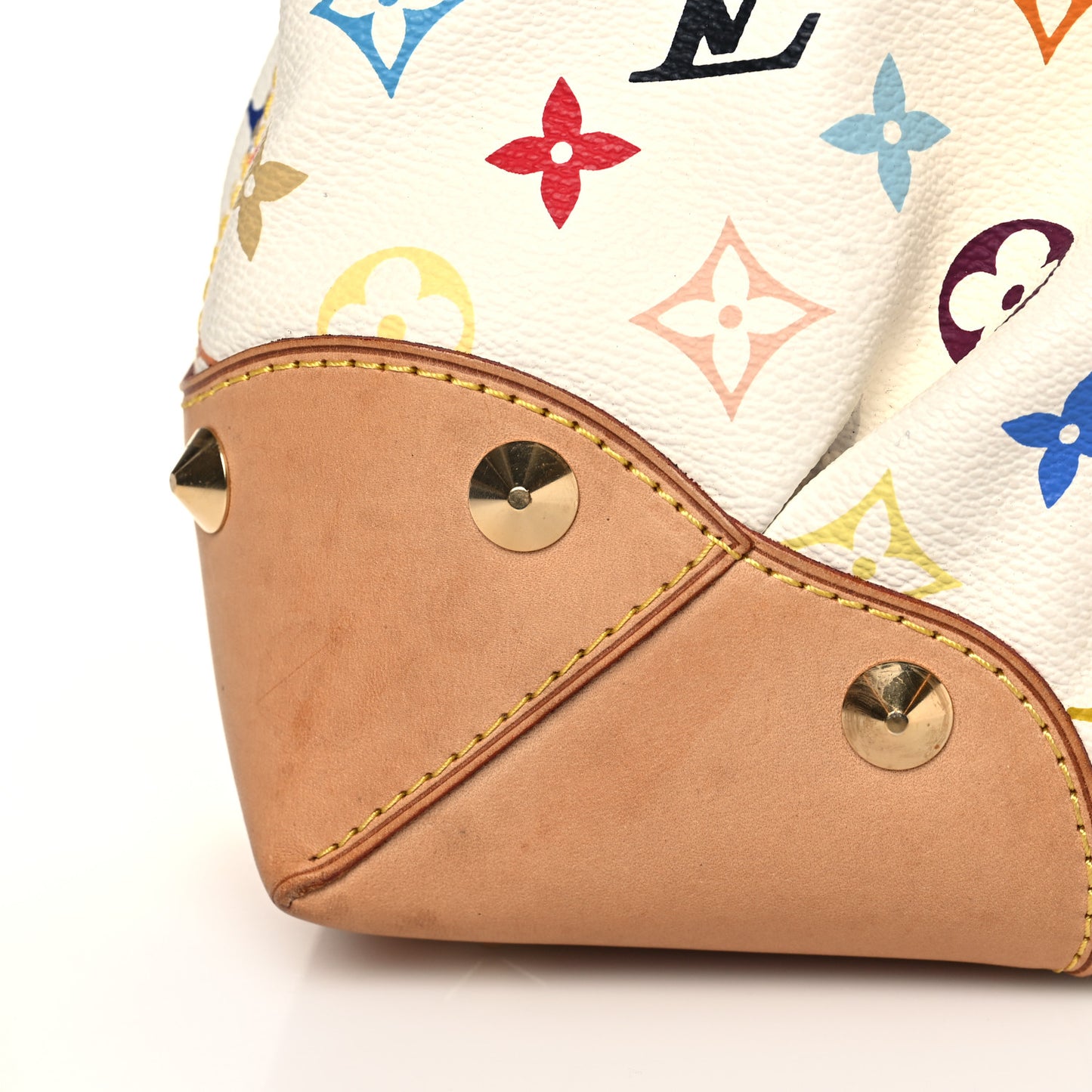 Monogram Multicolor Judy MM White