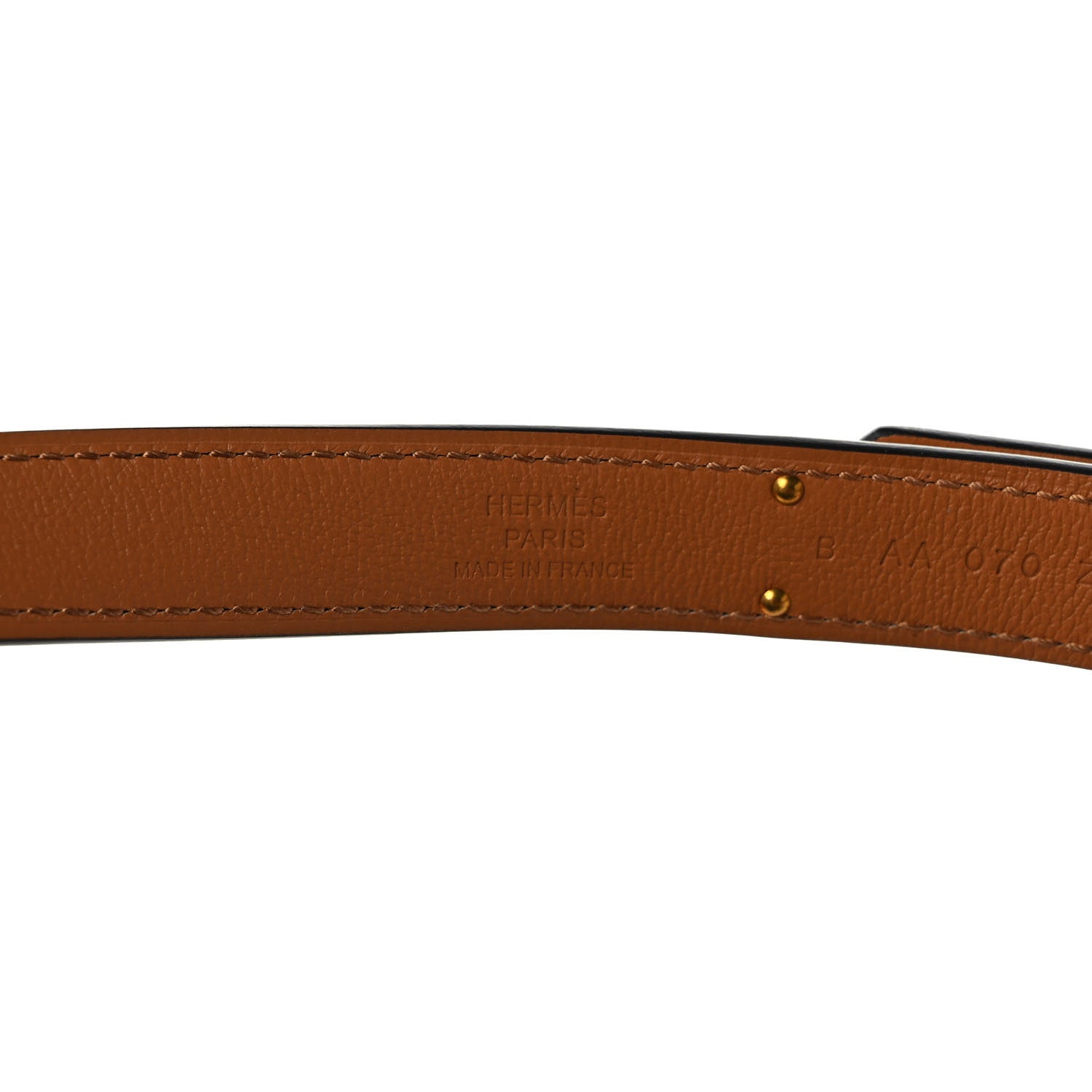 Hermes Epsom Kelly Belt Gold 3 of 5