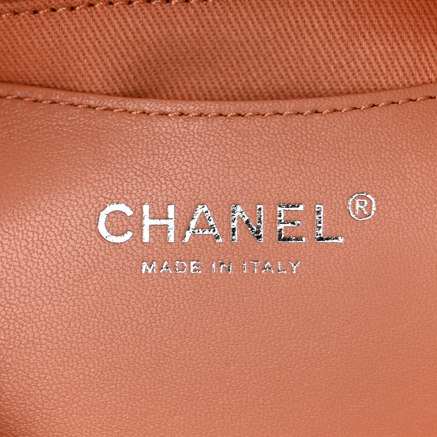 Chanel Patent Quilted Medium Just Mademoiselle Bowling Bag Orange 6 of 14