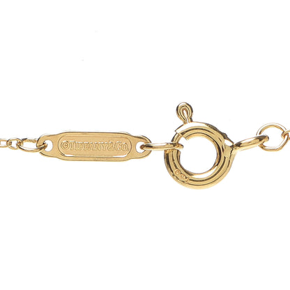 Tiffany 18K Yellow Gold Notes I Love You Heart Tag Pendant Necklace 4 of 5
