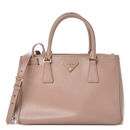 Prada Saffiano Small Galleria Double Zip Tote Cammeo 1 of 14