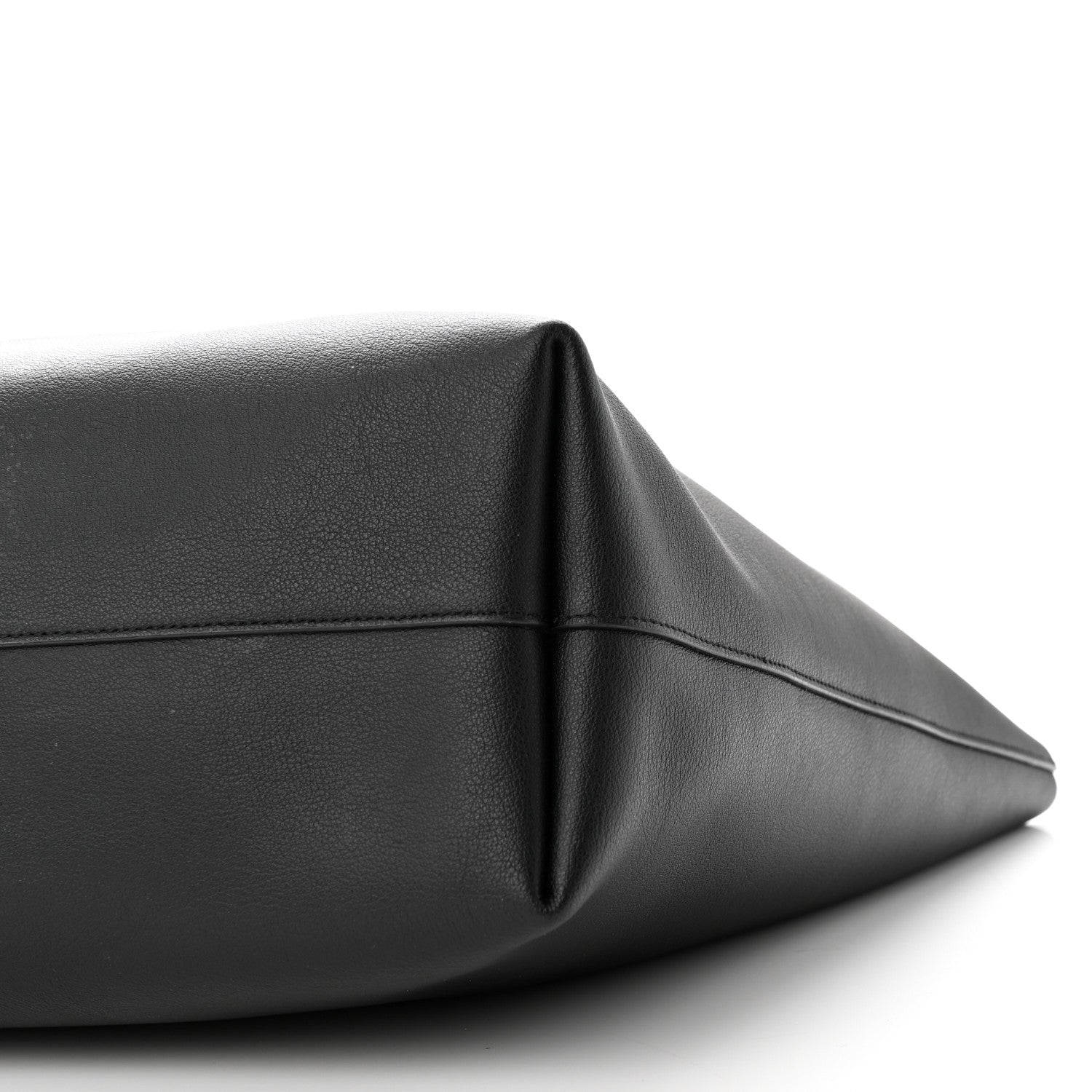 Saint Laurent Calfskin Large Shopping Tote Black 10 of 10