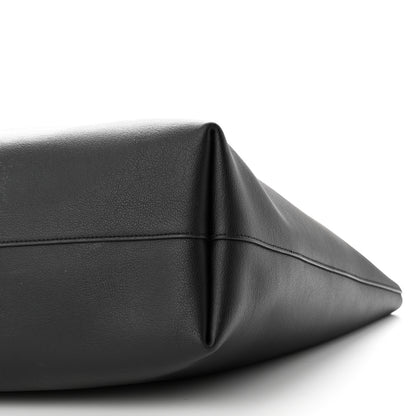 Saint Laurent Calfskin Large Shopping Tote Black 10 of 10