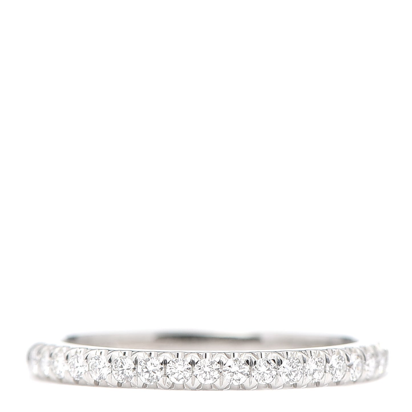 Platinum Diamond .17ctw Soleste Half Eternity Band Ring 49 5