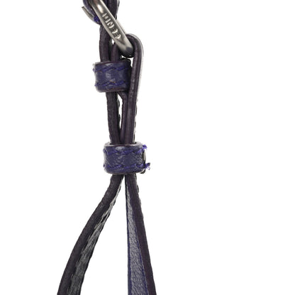 Fendi Goatskin Zucca Medium Peekaboo Iconic Satchel Purple 17 of 19