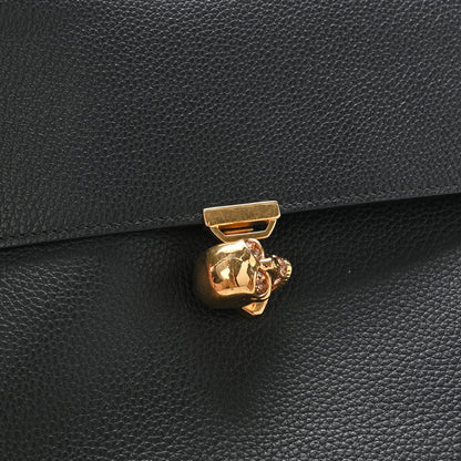 Alexander McQueen Calfskin Skull Envelope Clutch Black 7 of 8