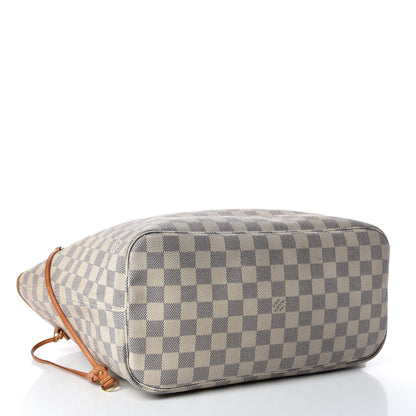 Louis Vuitton Damier Azur Neverfull MM 4 of 27