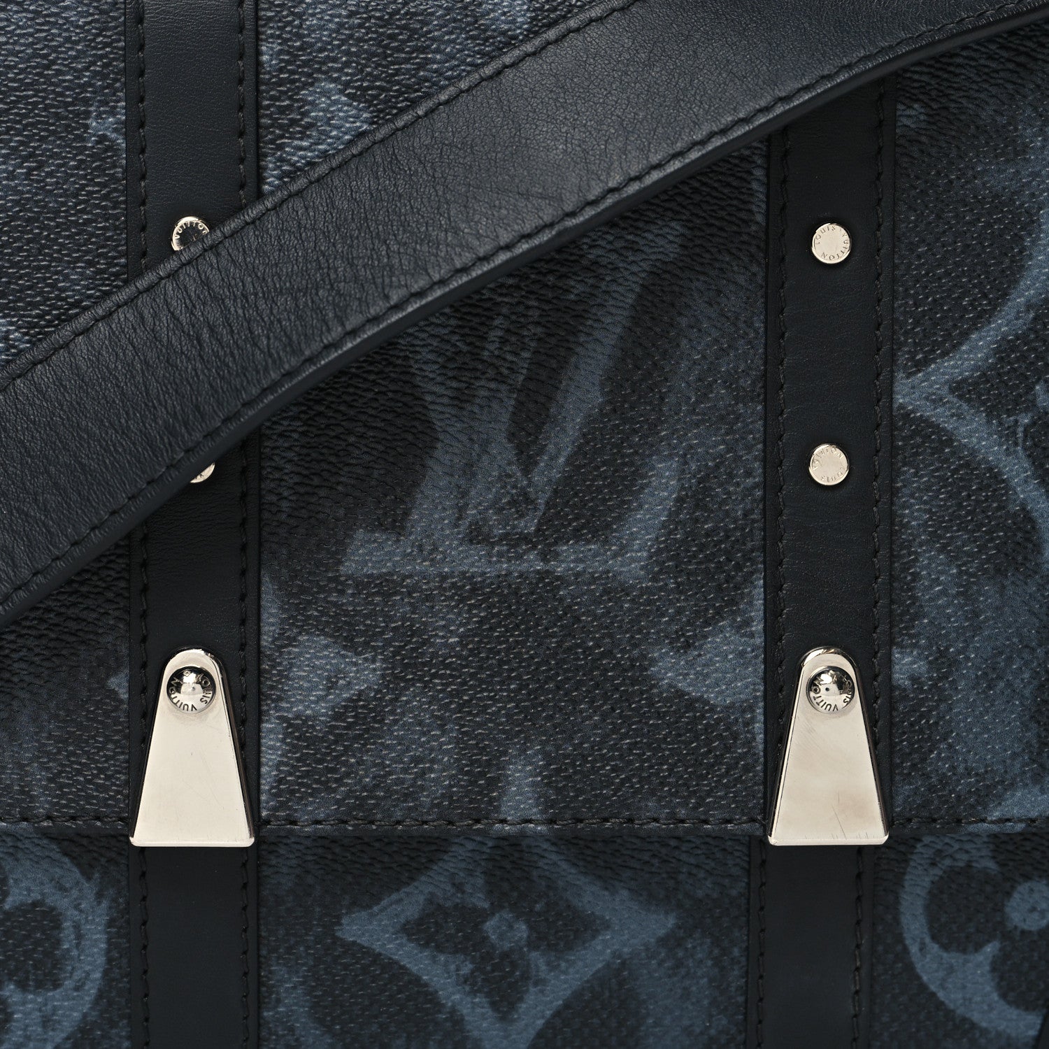 Louis Vuitton Monogram Pastel Trunk Messenger Black 8 of 10