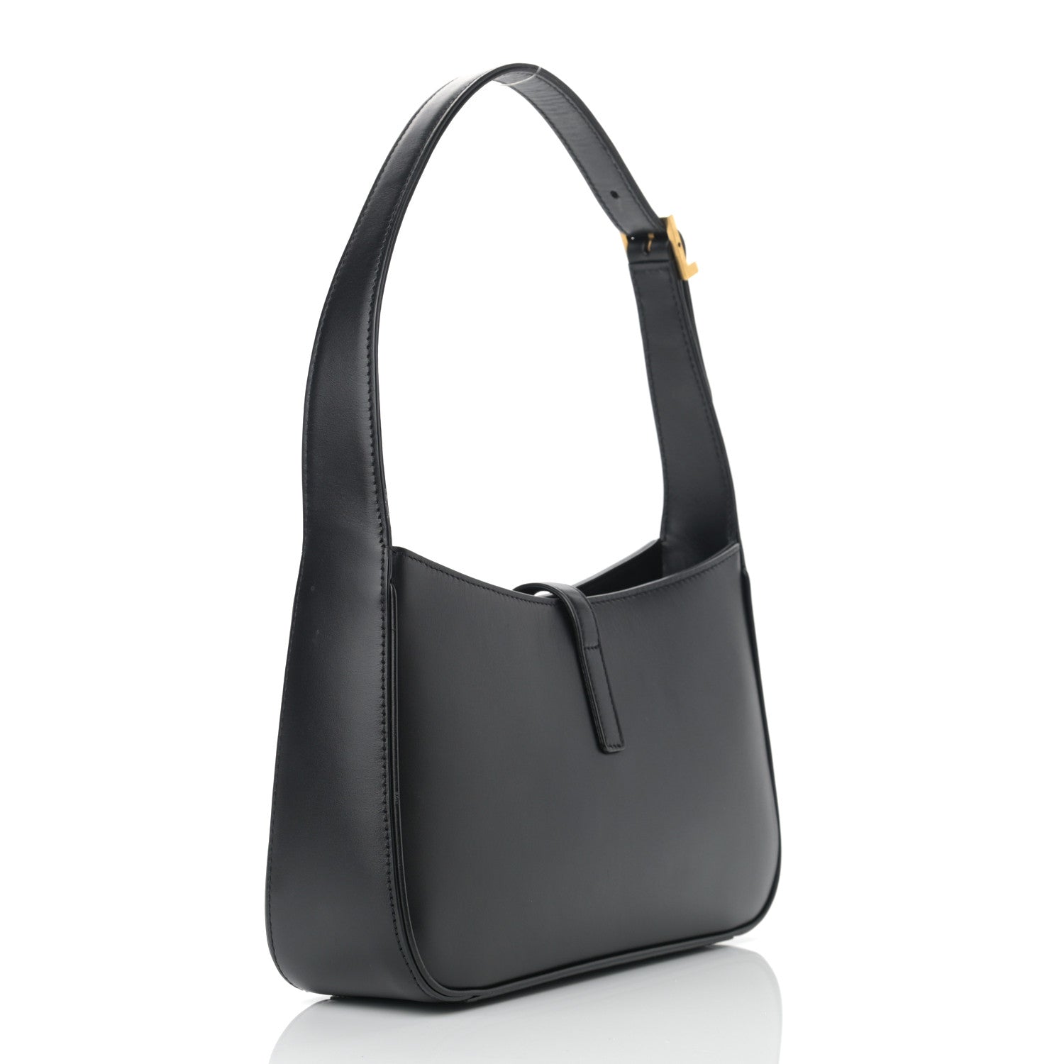 Saint Laurent Smooth Calfskin Le 5 A 7 Hobo Black 3 of 9
