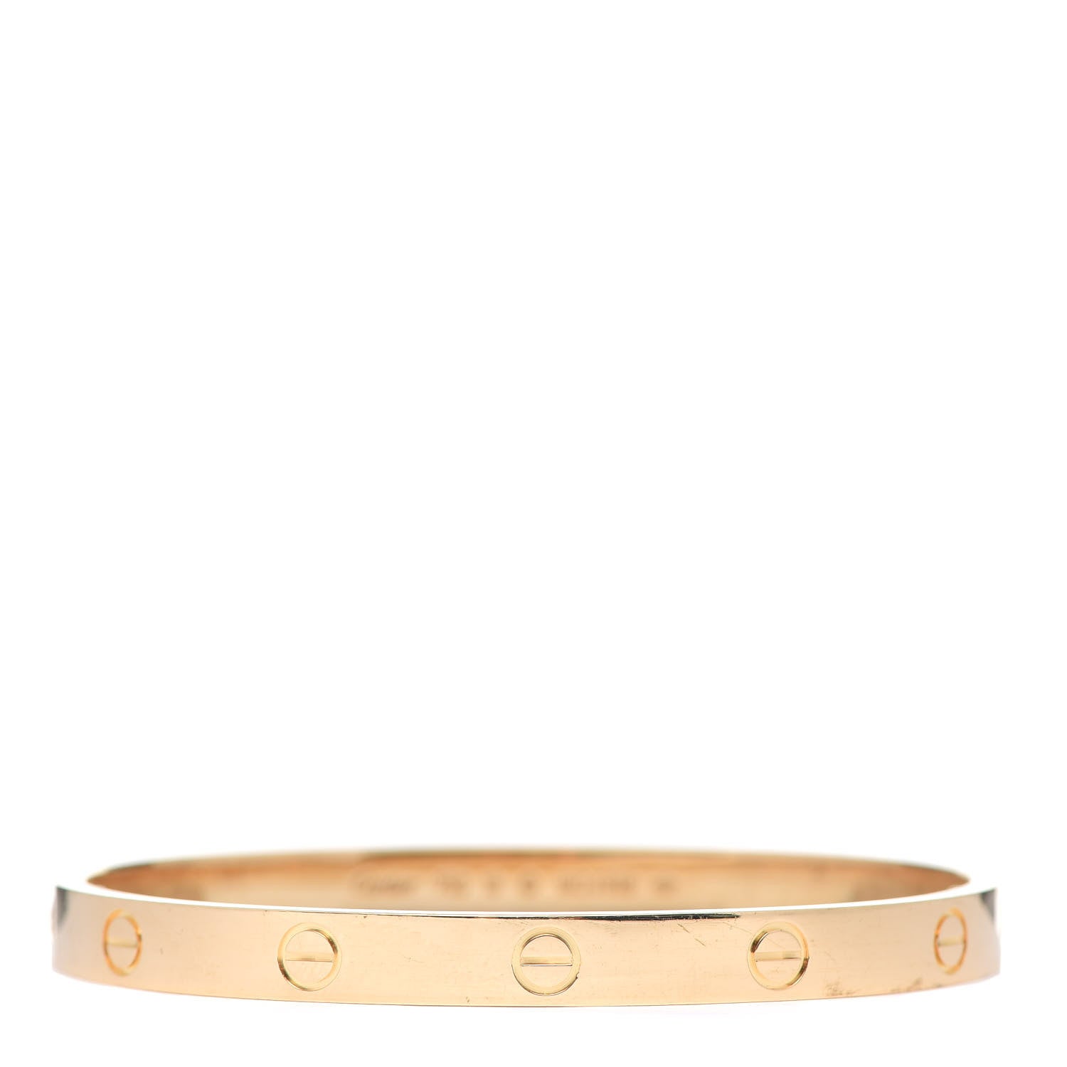 Cartier 18K Yellow Gold LOVE Bracelet 18 1 of 7