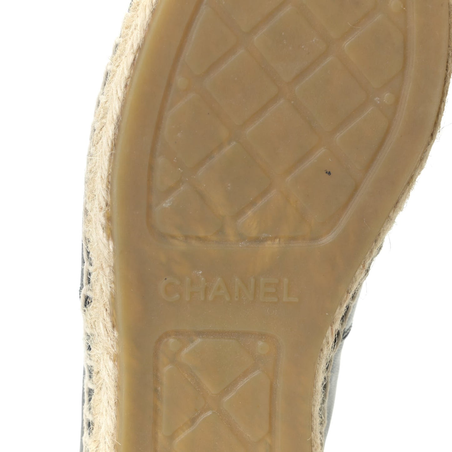 Lambskin CC Espadrilles 36 Black