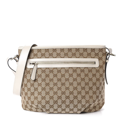 Gucci Monogram Messenger Bag Off White 1 of 11