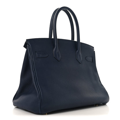 Hermes Togo Birkin 30 Bleu Nuit 3 of 16