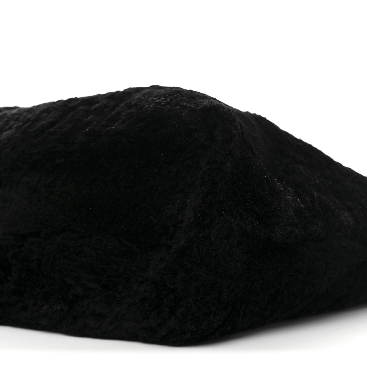 Chanel Orylag Rabbit Fur CC Tote Black 10 of 10