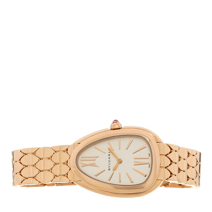 Bulgari 18K Rose Gold 33mm Serpenti Seduttori Quartz Watch 2 of 4