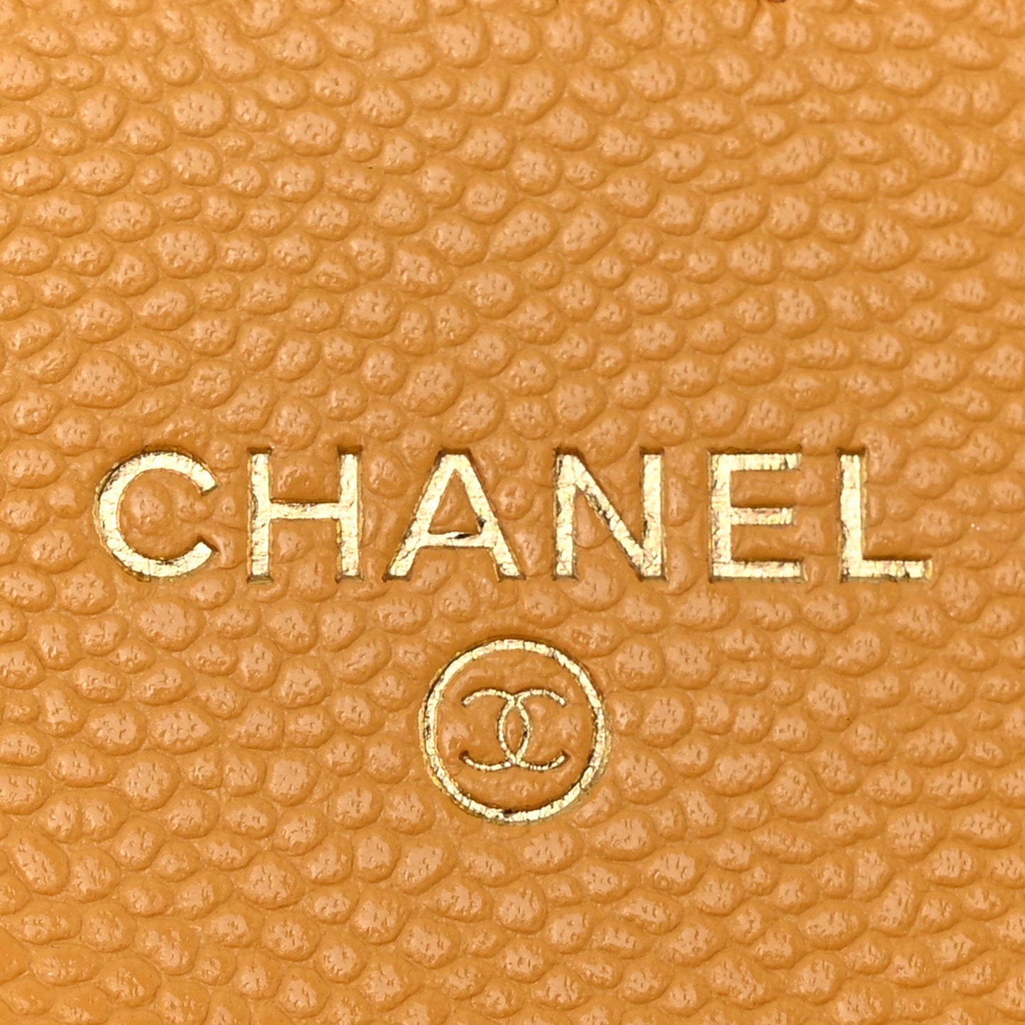 Caviar Quilted Flap Card Holder Wallet Yellow