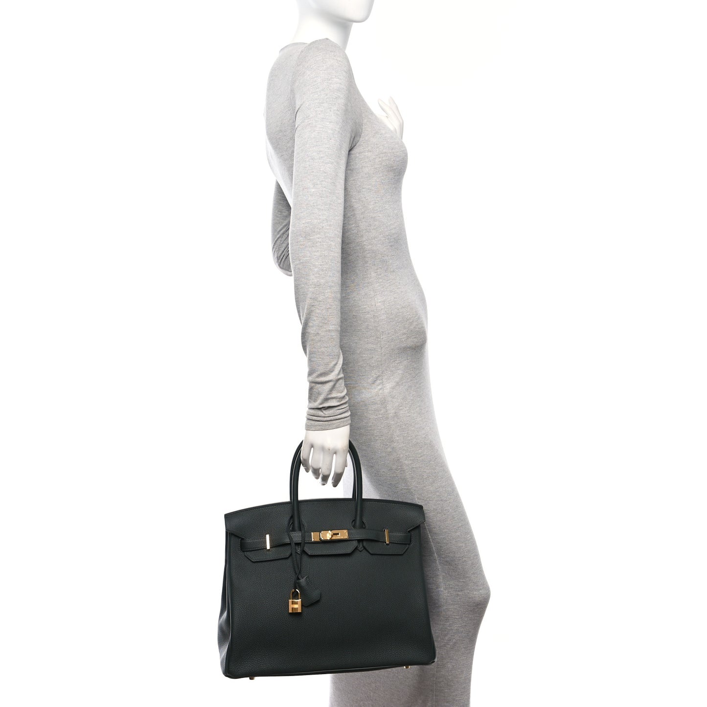 Togo Birkin 35 Vert Fonce