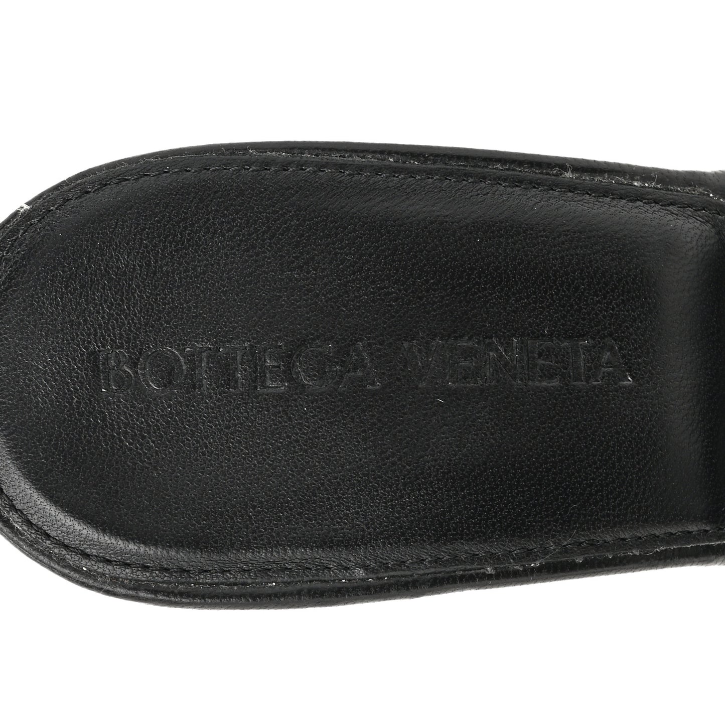 Nappa Maxi Intrecciato Lido Mule Sandals 37 Black