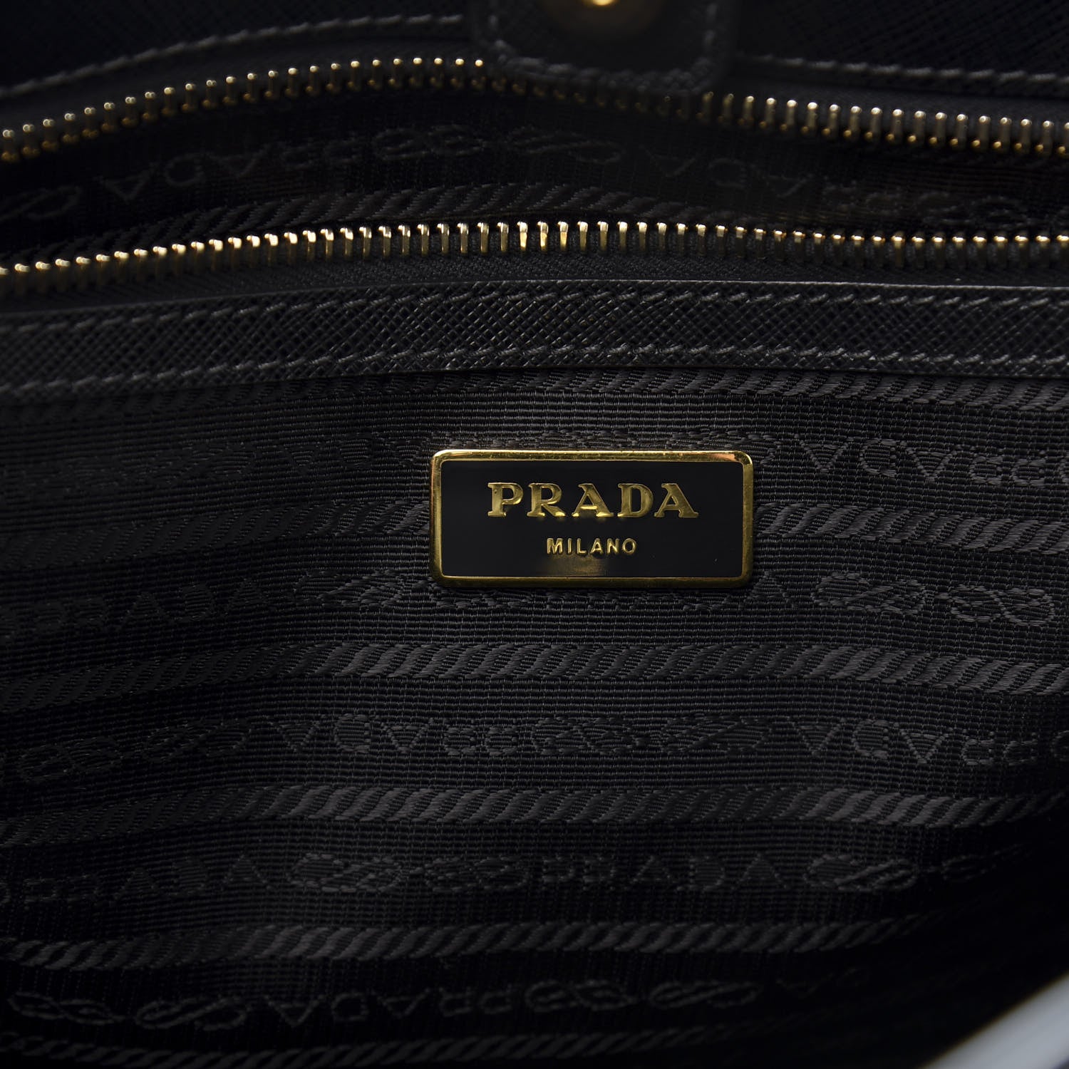 Prada Saffiano Lux Large Tote Black 6 of 12