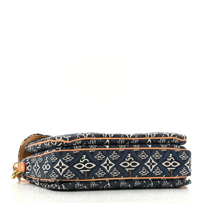 Louis Vuitton Jacquard Since 1854 Pochette Metis Blue 4 of 10