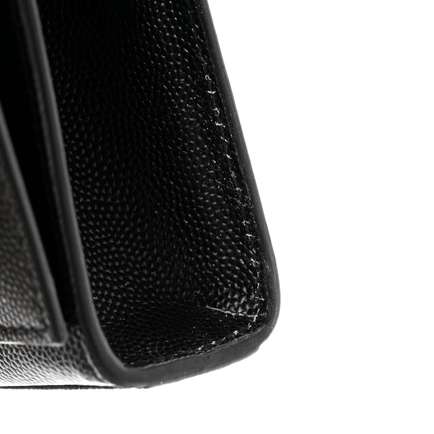 Saint Laurent Grain De Poudre Monogram Cassandre Clutch Black 13 of 13
